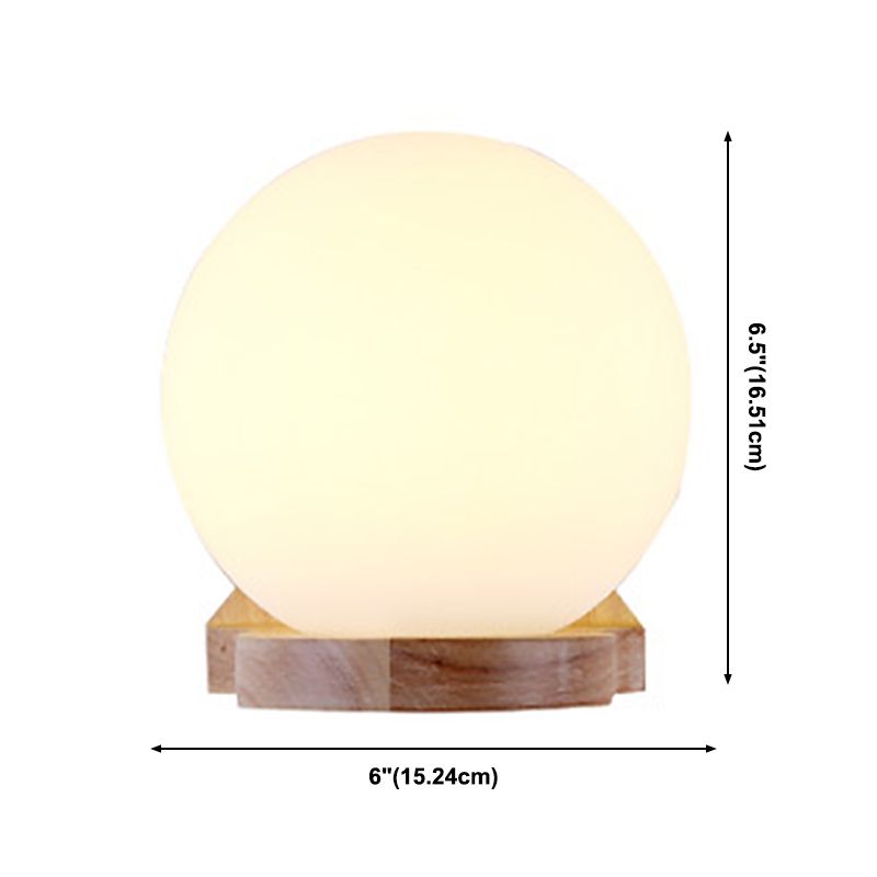 Prontoni contemporanei di vetro bianco e parete in legno una lampada montata a parete bub per soggiorno