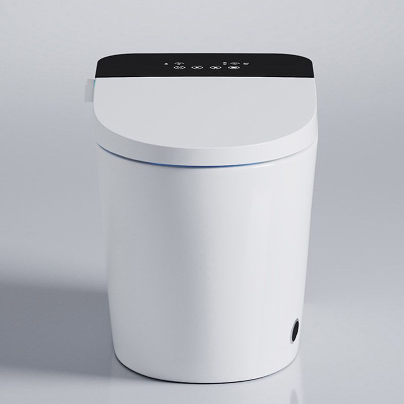 Modern All-In-One Toilet Bowl Skirted Toilet with Seat for Bathroom