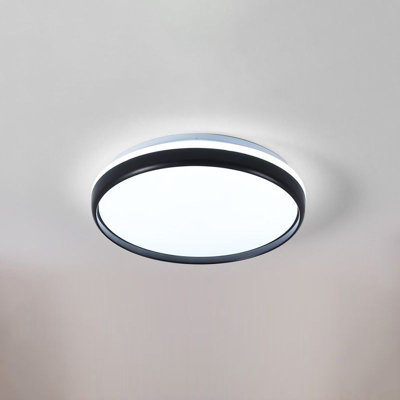 Round Led Flush Mount Ceiling Light Modern Minimalist Macaron Style Living Room Bedroom Corridor Balcony Aisle Energy-saving Lighting