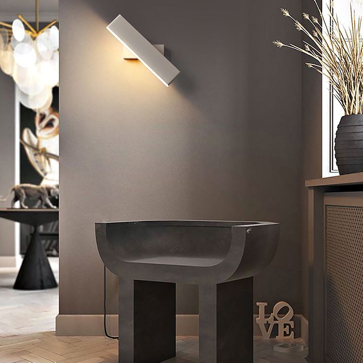 Application de lumière murale rectangulaire Appiculture de métal de style minimaliste moderne