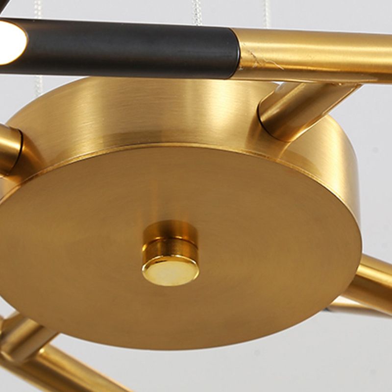 Luci a sospensione a sospensione in metallo Lampade sospese contemporanee per soggiorno