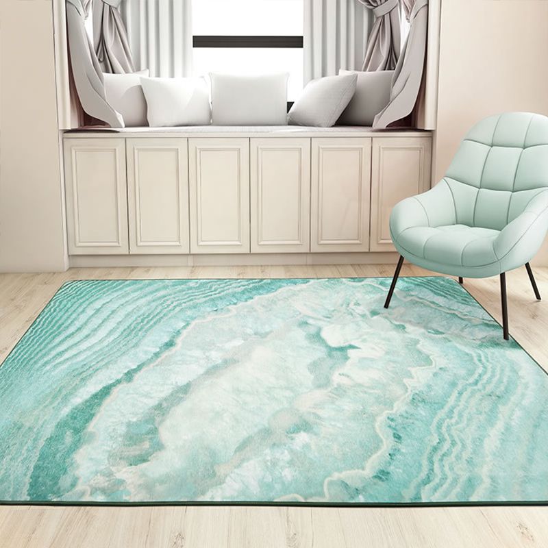 Stijlvolle multicolor Nordic Trug Synthetics Geometrische waterverf tapijt Niet-slip Stain Resistant Machine Wasbaar Tapsel voor salon