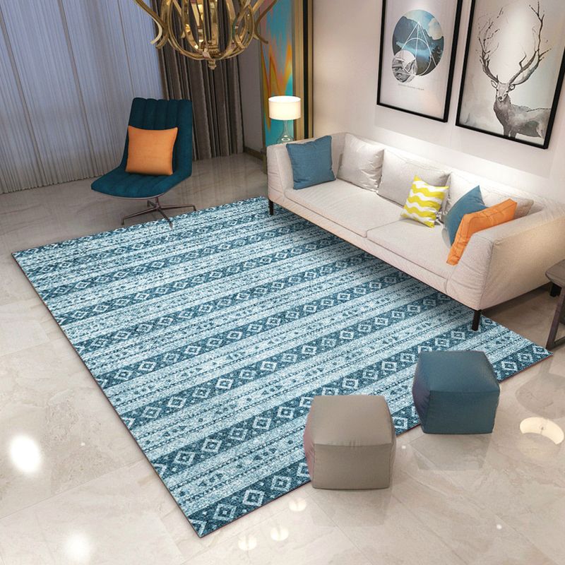 Minimalistisch woonkamertapijt Multi gekleurd geometrisch printgebied Tapijt Polypropyleen antislip achterkant Huisdiervriendelijk binnentapijt