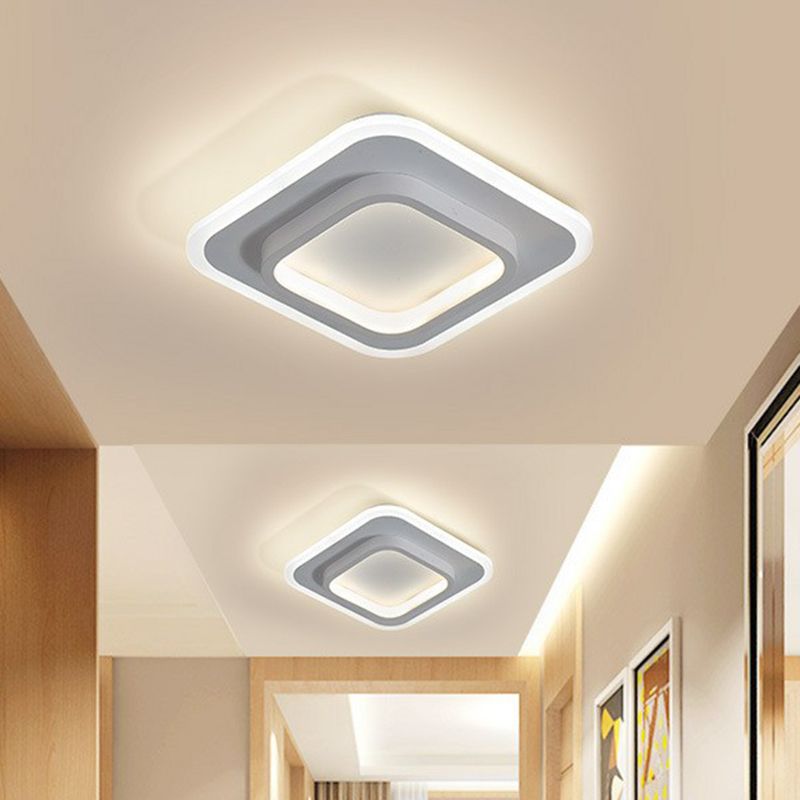 Nordische Stil Geometrische Flush Licht Acryl Korridor LED Flush Deckenleuchte Lichtbefestigung