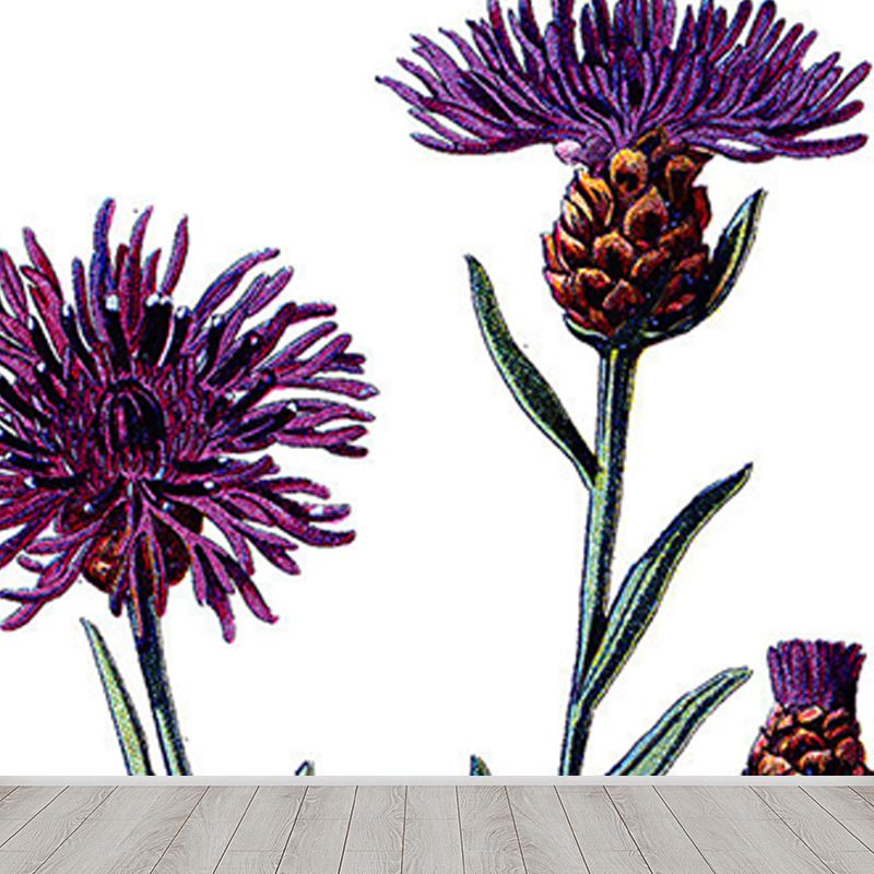 Purple Florentine Mural Wallpaper for Decoration Modern Living Room Wall Covering