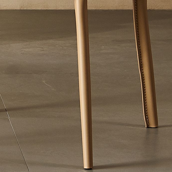 Faux Leather Dining Arm Chair Contemporary Dining and Accent Chairs