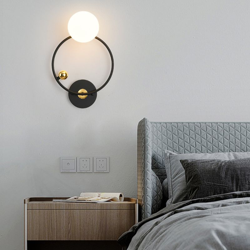 Salon en verre applique en verre moderne 1 luminaire mural mural de tête