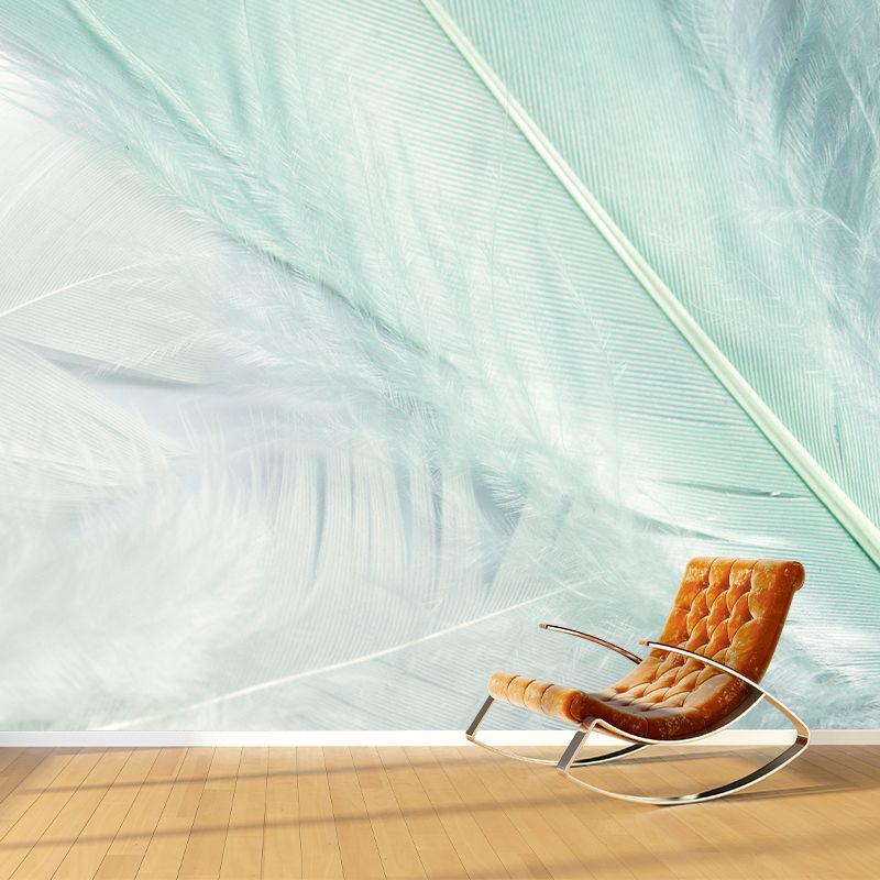 Photography Mural Wallpaper Environment Friendly Feather Indoor Wall Mural