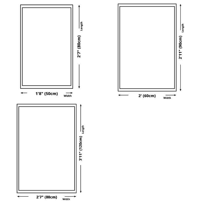 Mid-Century Area Rug Medallion Print Washable Rug Polyester Anti-Slip Carpet for Home Decor