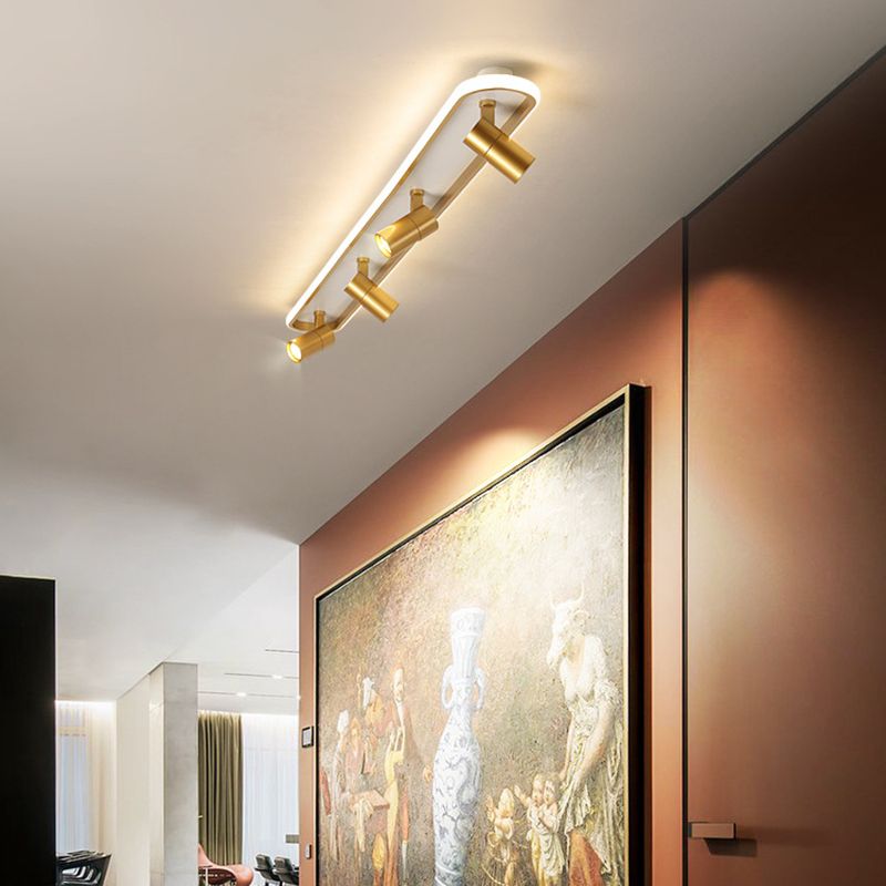 Modern Style LED Flush Mount Ceiling Light Track Light Balcony Light Living Room Light