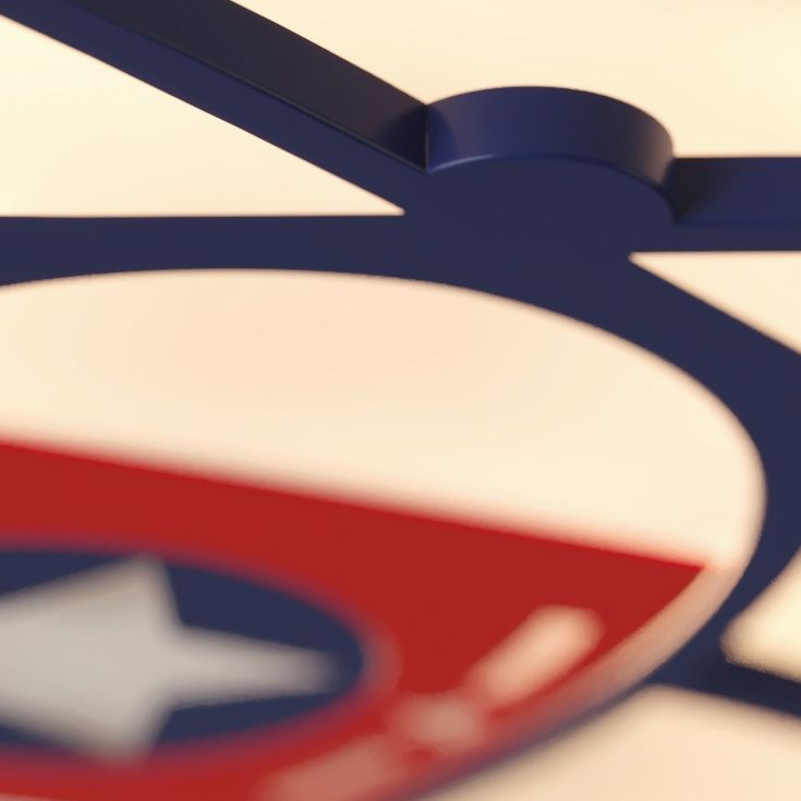 Airplane Metal Cartoon Flush Mount LED 1-Light Flush Light Fixture for Children Bedroom