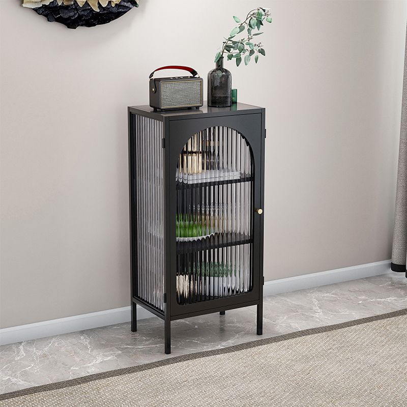 Contemporary 1 - Door Accent Cabinet, Rectangle Cabinet with 1 Drawer