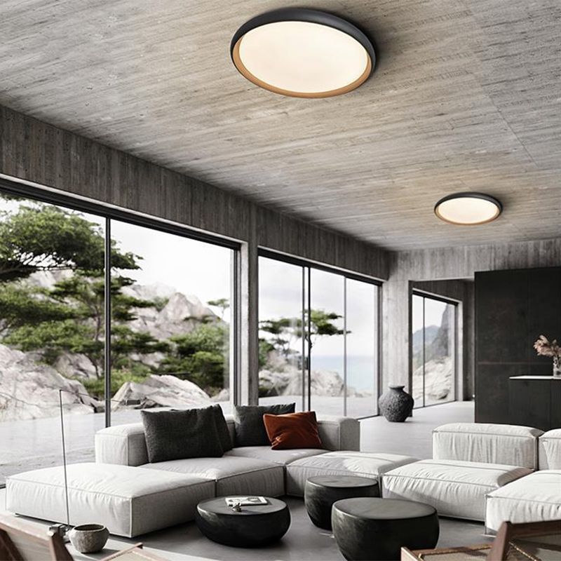 LED Flush Mount Ceiling Light Simple Aluminum Ceiling Lamp for Living Room