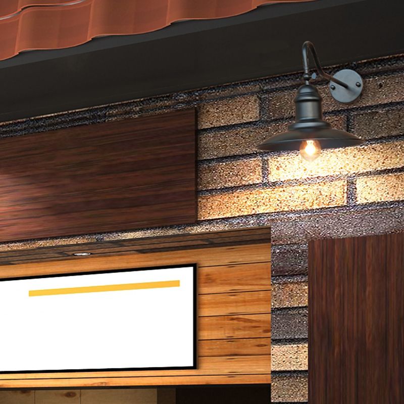 Conical Wall Light Fixture Industrial Style Metal Wall Mount Lighting