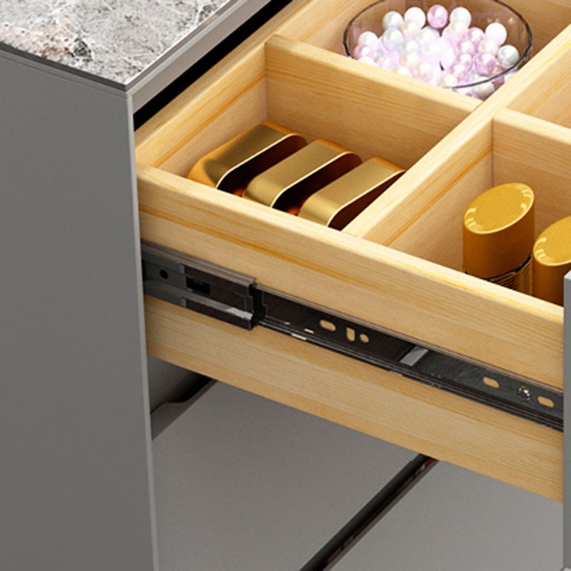 15.6-inch Width Modern Storage Chest Stone Dresser with 3/6 Drawers