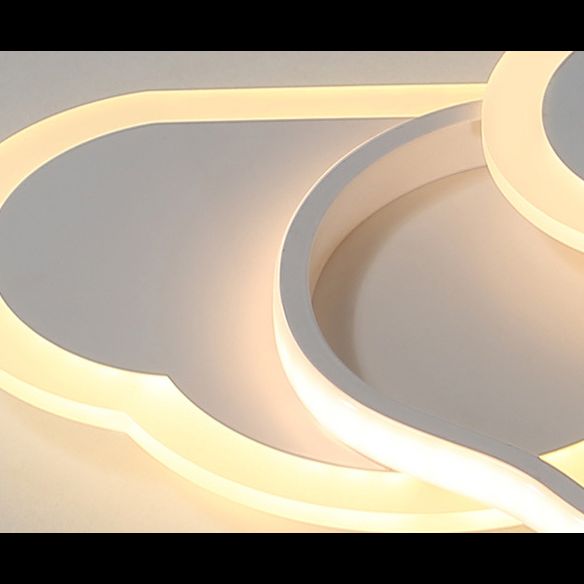 Einfache Art LED in der Nähe der Deckenleuchte Cloud Deckenbefestigte Licht mit Metallschirm