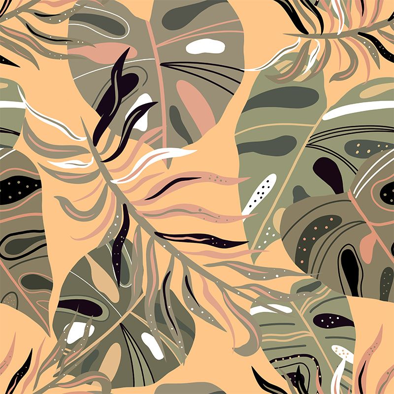 Environmental Wall Mural Wallpaper Plant Decoration Bedroom Wall Mural