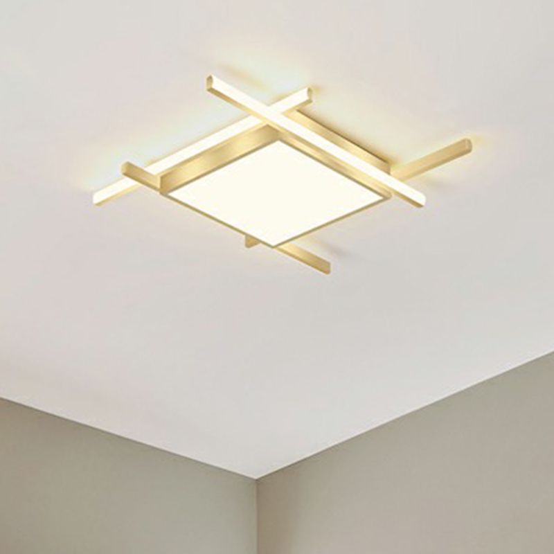 Minimalismo Cuadrado de montaje en el techo de montaje de techo de metal