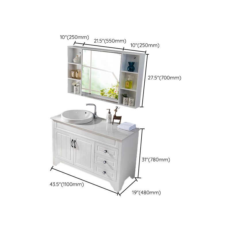 Modern Bathroom Vanity Set Wooden Freestanding Bathroom Vanity Set
