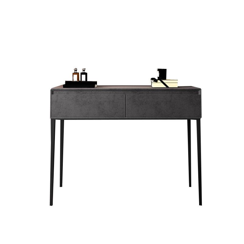 Contemporary Solid Wood Vanity Makeup Table Set 2-Drawer Vanity Dressing Table