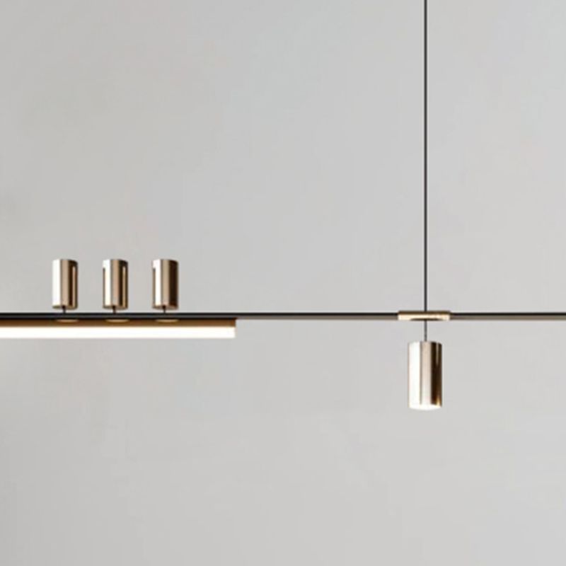 Modern LED Island Fixture Metal Ceiling Pendant Light for Kitchen