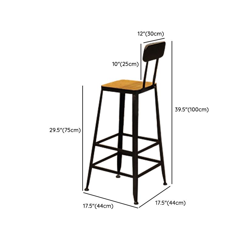 Industrial Style Solid Wood Pub Dining Set 1/2/9 Pcs Rectangular Pub Set for Home