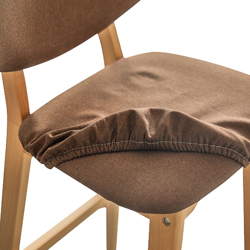 Scandinavia Style Bar-stool Wooden Legs Square Seat for Kitchen Bar