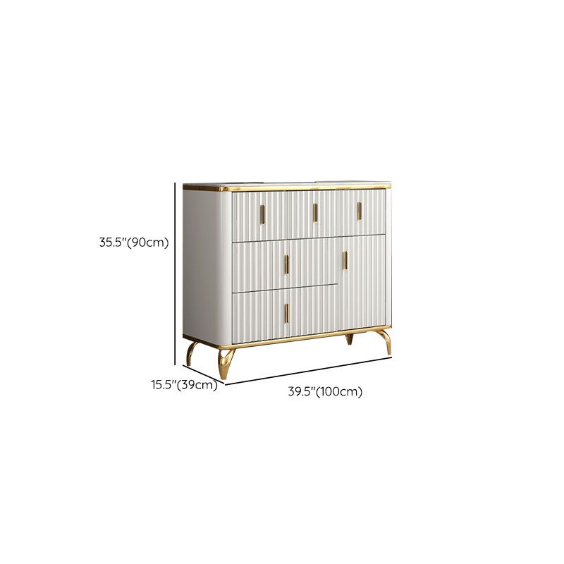 15.21-inch W Contemporary Storage Chest Stone Storage Chest Dresser