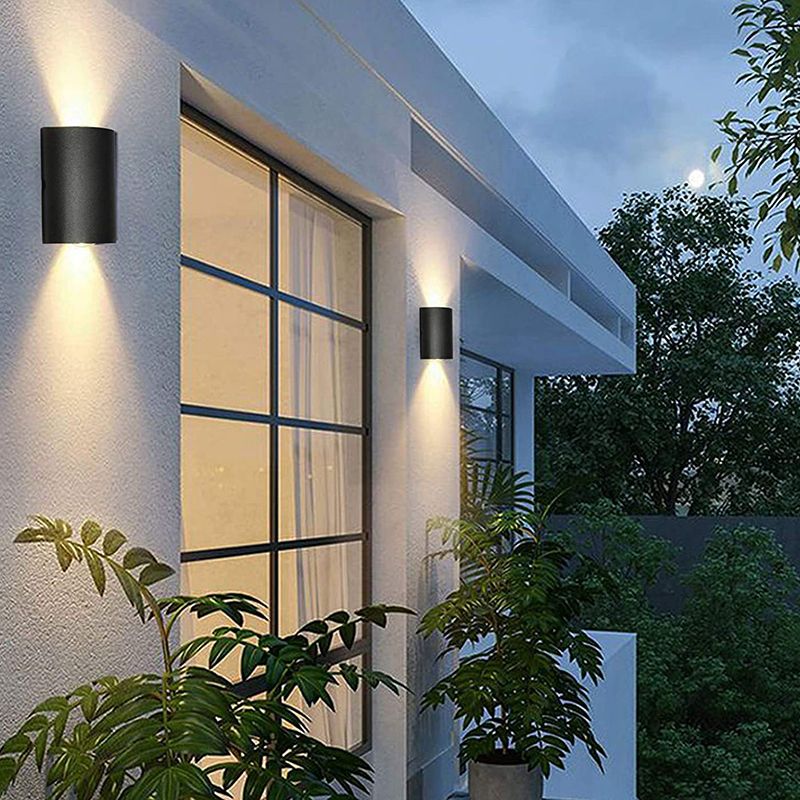 Multi Lights Wall Mount Light Modern Black LED Wall Light for Living Room
