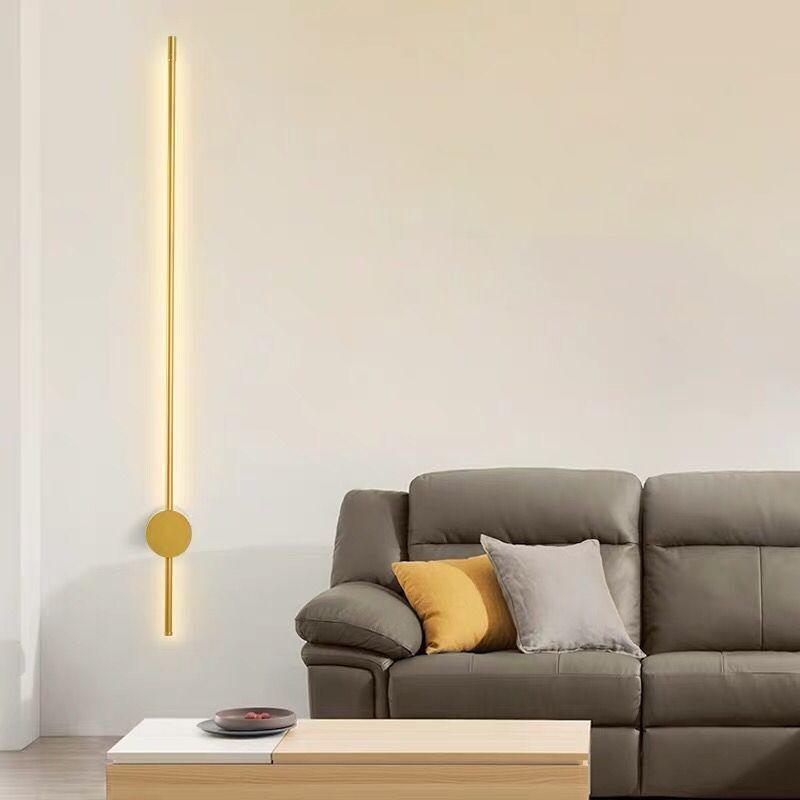 Moderner Stil Metallic Linear Wall Light kreative Beleuchtung für Wohnzimmer Wohnzimmer