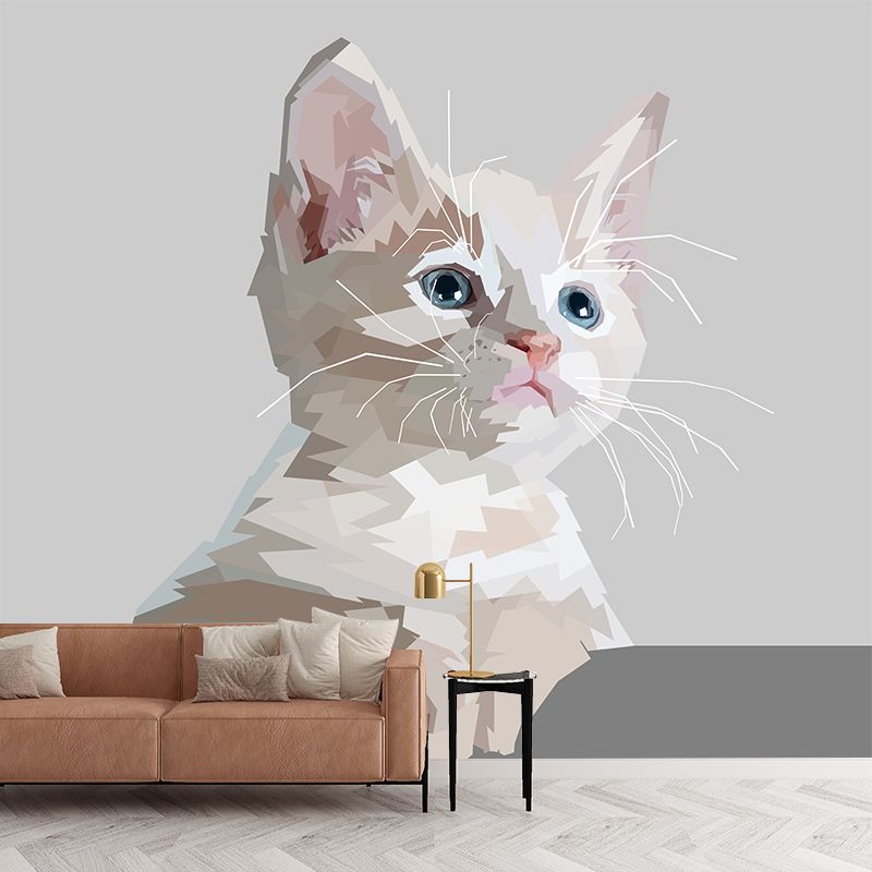 Environment Friendly Mural Wallpaper Animals Illustration Indoor Wall Mural