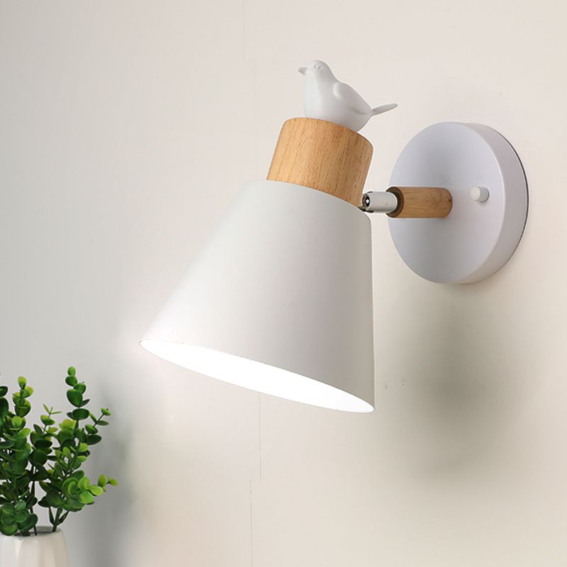 1-licht wandkandelaar Moderne macaron-stijl metalen wandverlichting voor eetkamer