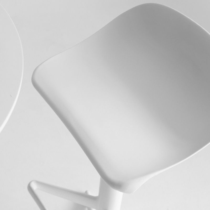 Modern Liftable Bar-stool Low Back Bar Stool with Metal Legs