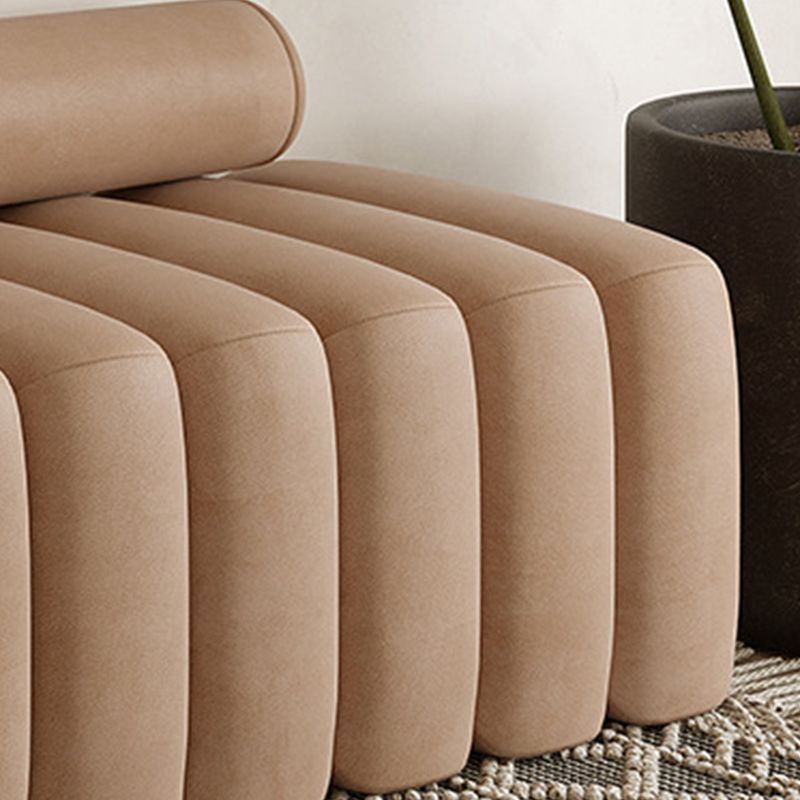 19.68" Wide Contemporary Armless Sofa Standard Sofa for Living Room