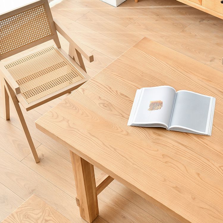 Modern Furniture Dining Set 1/2/4/5/6 Pcs Solid Wood Dining Table and Chairs