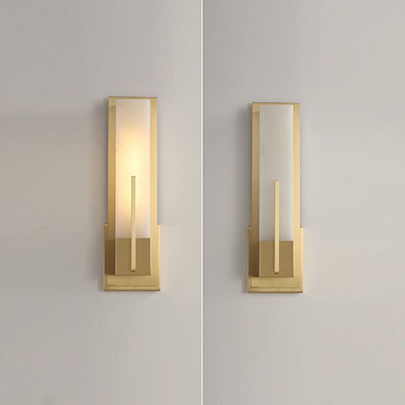 Eigentijdse muurlichtwagentjes met marmeren schaduw voor slaapkamer woonkamer