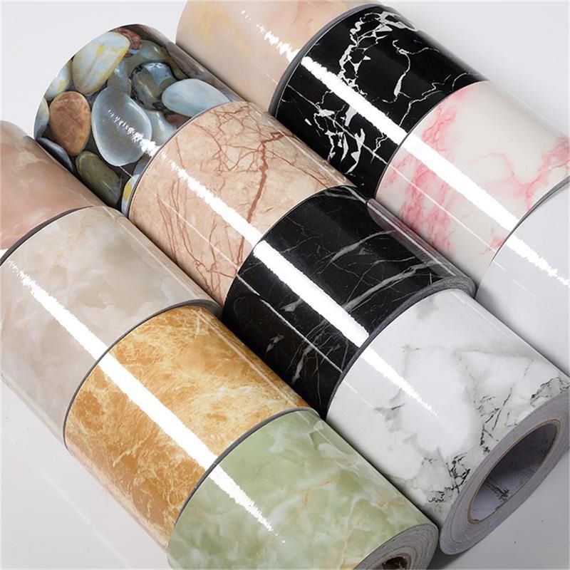 Self-Adhesive Wood Printed Wallpaper Border Simple Non-Woven Wall Art, 33' L x 8" W