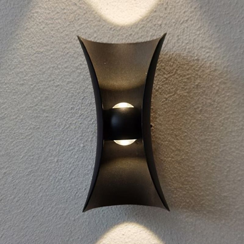 2 lichten geometrische wandverlichtingsarmaturen moderne stijl metalen wandlampen