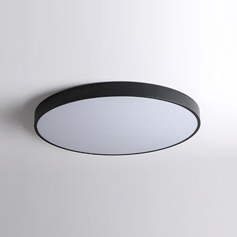 Plafonnier LED rond Simple et nordique, éclairage encastré pour chambre à coucher