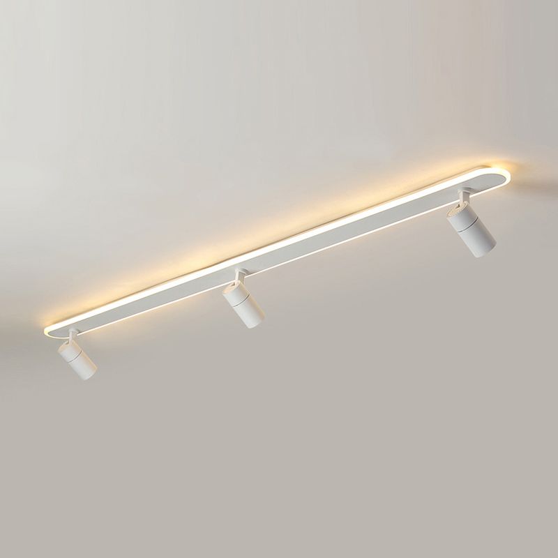 Style moderne de forme cylindrique plafonnier métal Mélac