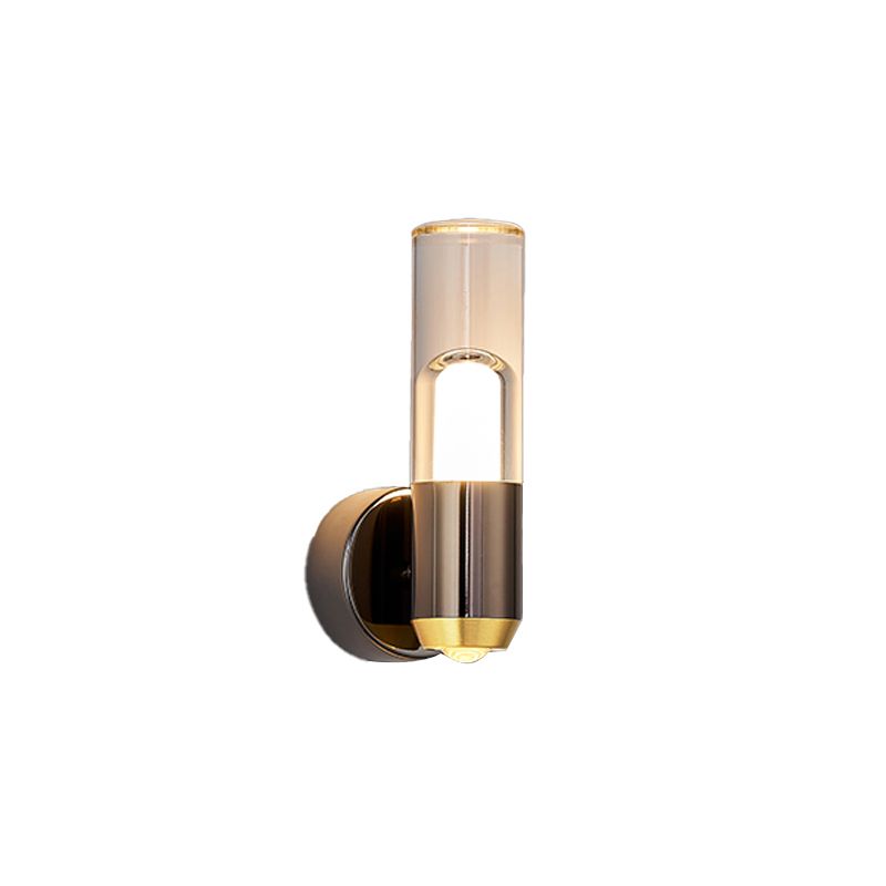 Modern Wall Sconce Cylinder Sconce Lighting with Metal for Bedroom