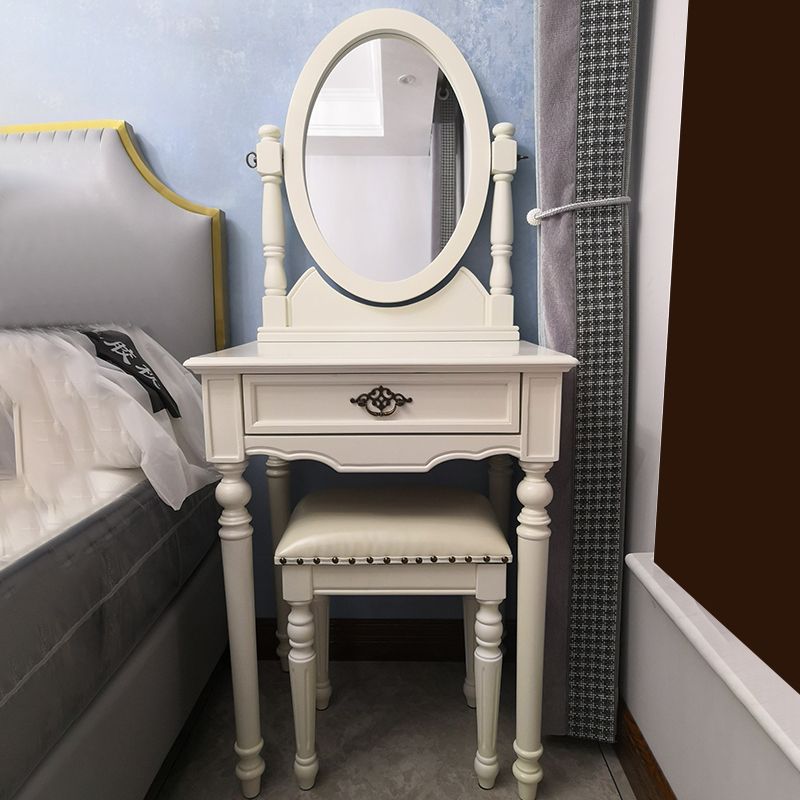 Traditional Vanity Dressing Table Set Solid Wood Make-up Vanity