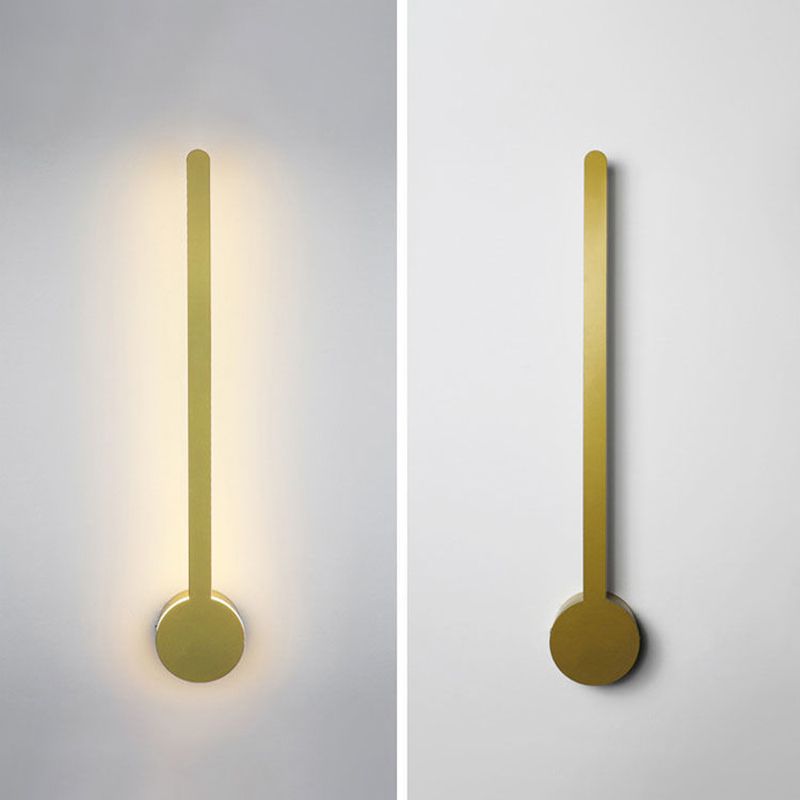 Linear Wall Sconce Lighting Modern Wall Lights Metal 1 Light Sconce Light Fixture