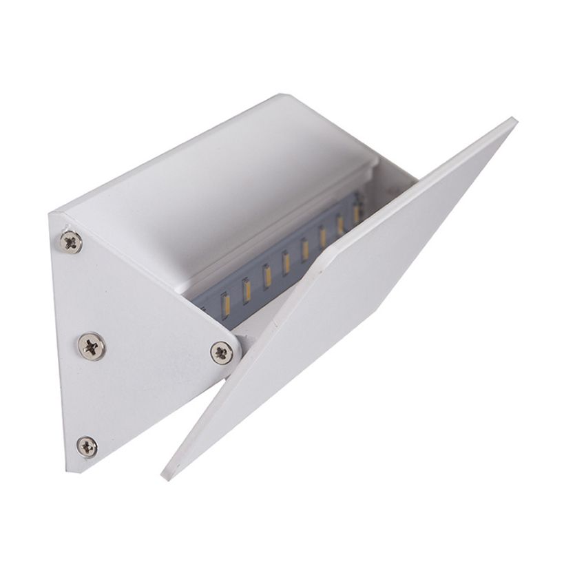 Style modernisme Mur linéaire Applications Light Aluminium Chauffeur / blanc LED LED LED LEMPE MUR MUR EN BLANC, 7 "/ 14" de large