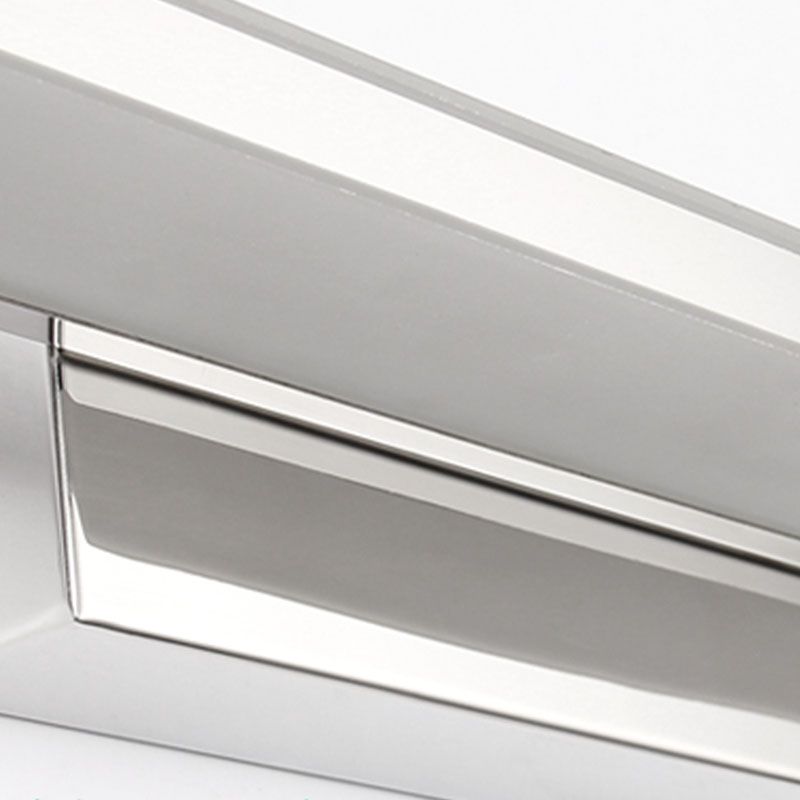 1-Kopf-lineare Schatten Wandleuchte moderne einfache Stilspiegelwandbeleuchtung in Weiß