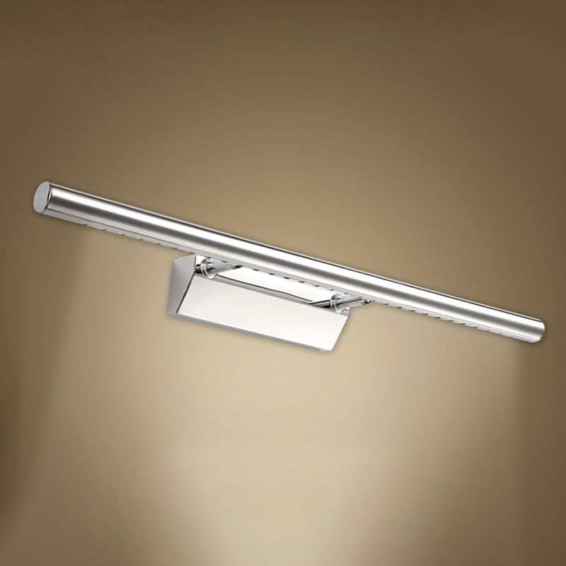 Murce de vanité de style moderne Appiculture de mur métallique 10 "/ 16" W LED LED MUR MUR MURD dans Chrome, chaud / blanc Light