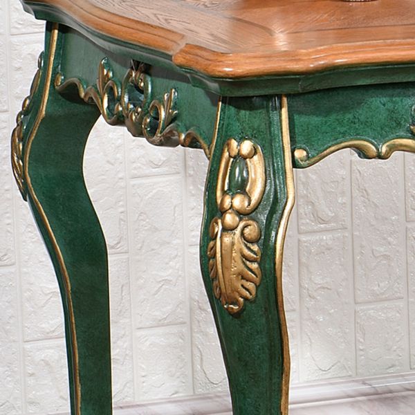 Solid Wood 4-foot Dining Table Midcentury Style Furniture for Indoor