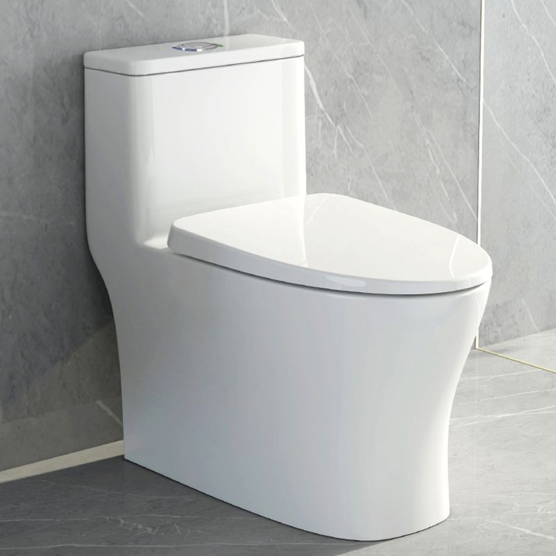 Modern Floor Mounted Toilet Slow Close Seat Included Toilet Bowl for Bathroom