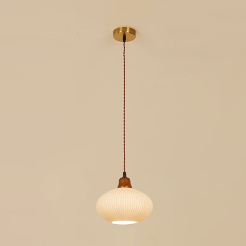 Modern Hanging Light Fixture Restaurant Suspension Lamp with Ceramic Shade