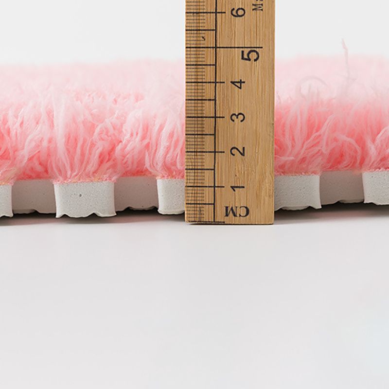 Modern Carpet Tiles Square Color Block Shag Interlocking Carpet Tiles